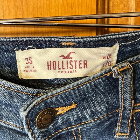 LOT BUNDLE 3 Pair size 26 jeans Abercrombie Hollister high-rise distressed - Picture 11 of 11